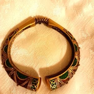 Vintage unique Indian cuff bracelet